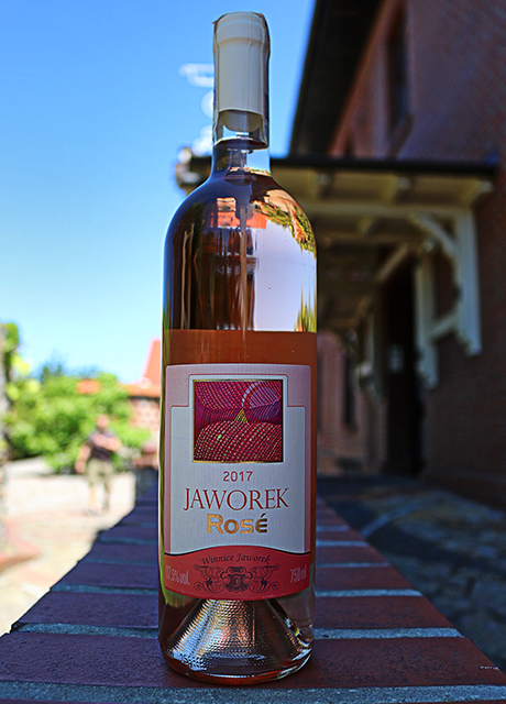 wino różowe wytrawne Jaworek Rose 2017